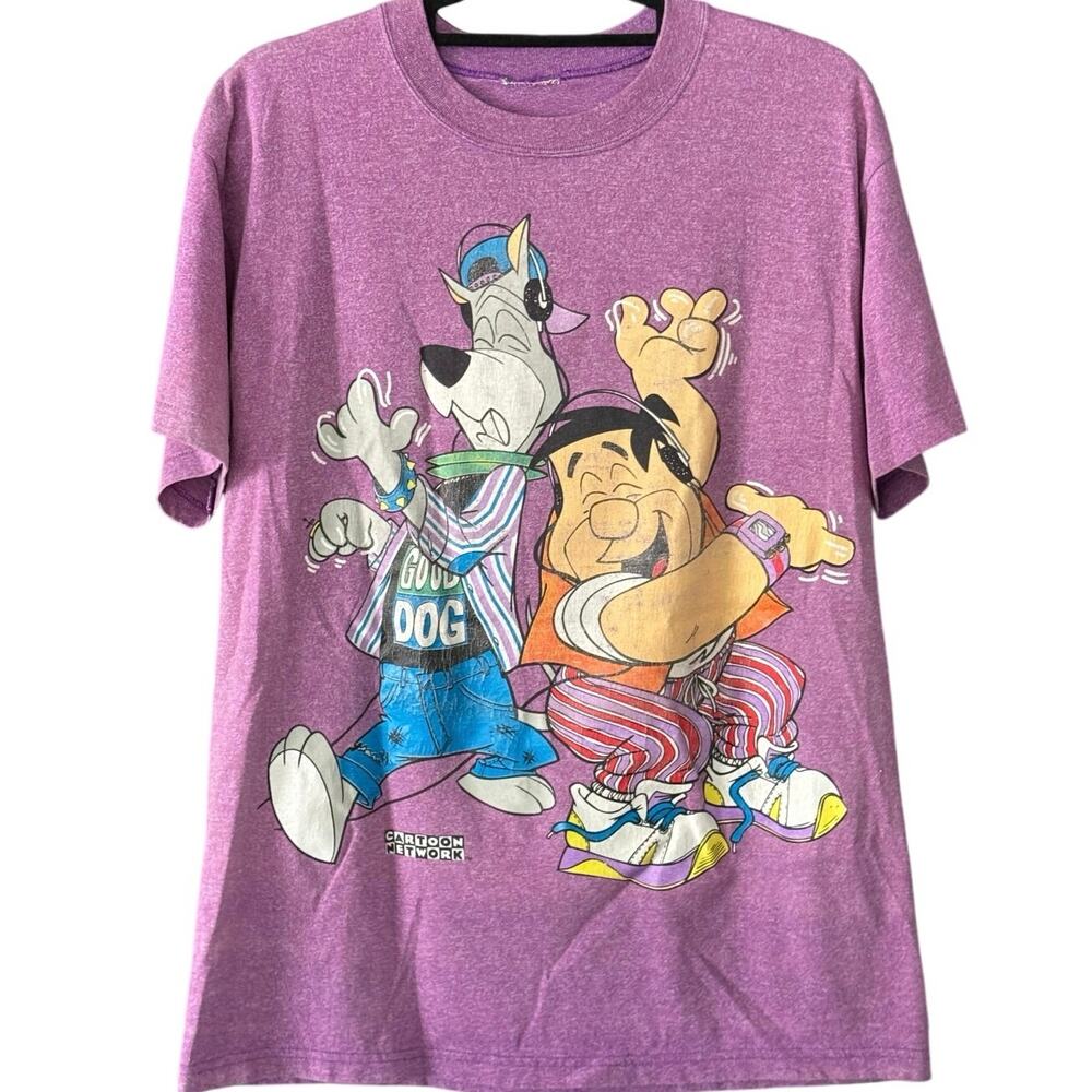 Vintage 90s Fred Flintstone, Astro, and Droopy 1993 Single Stitch Shirt Adult XL